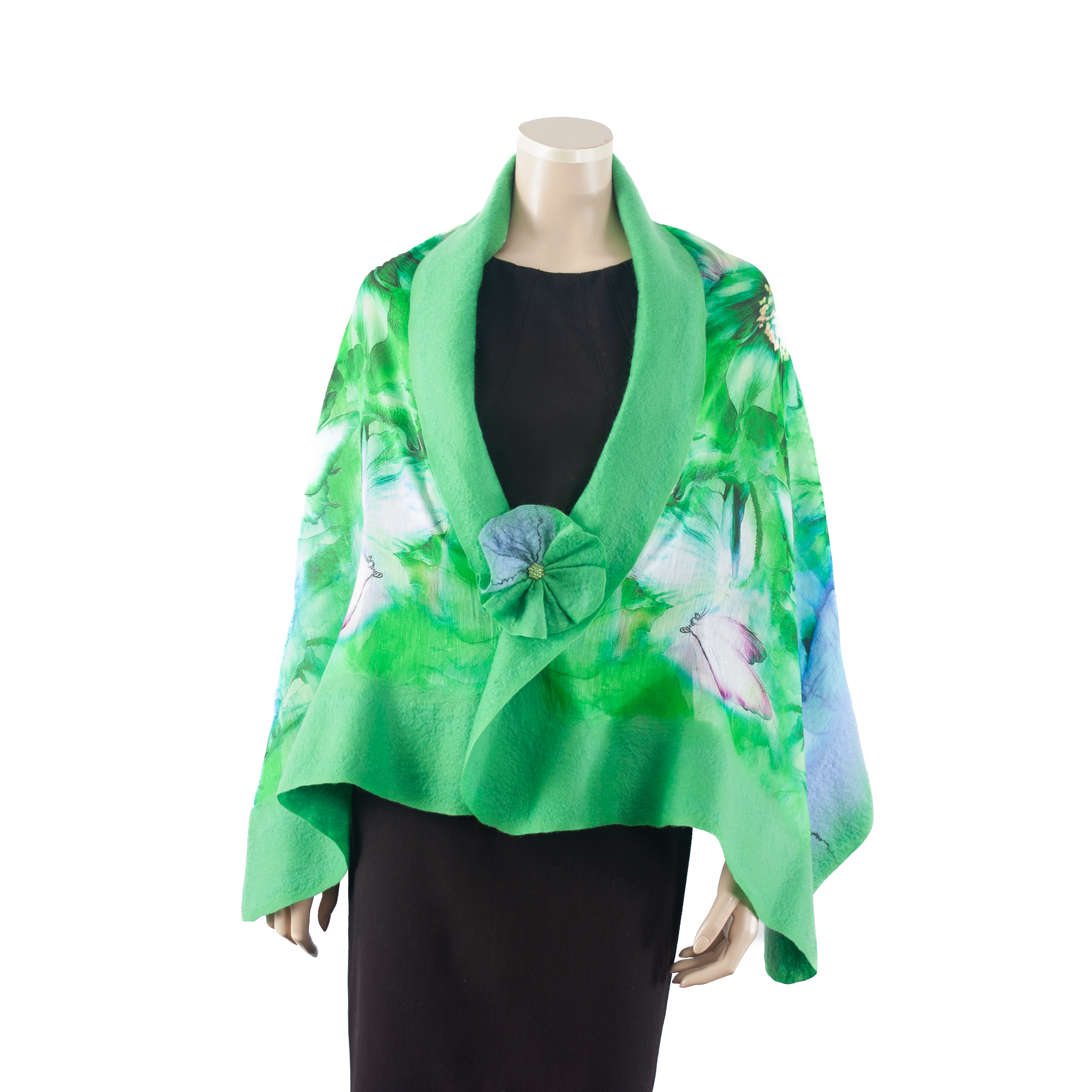 Vibrant meadow shawl #210-36