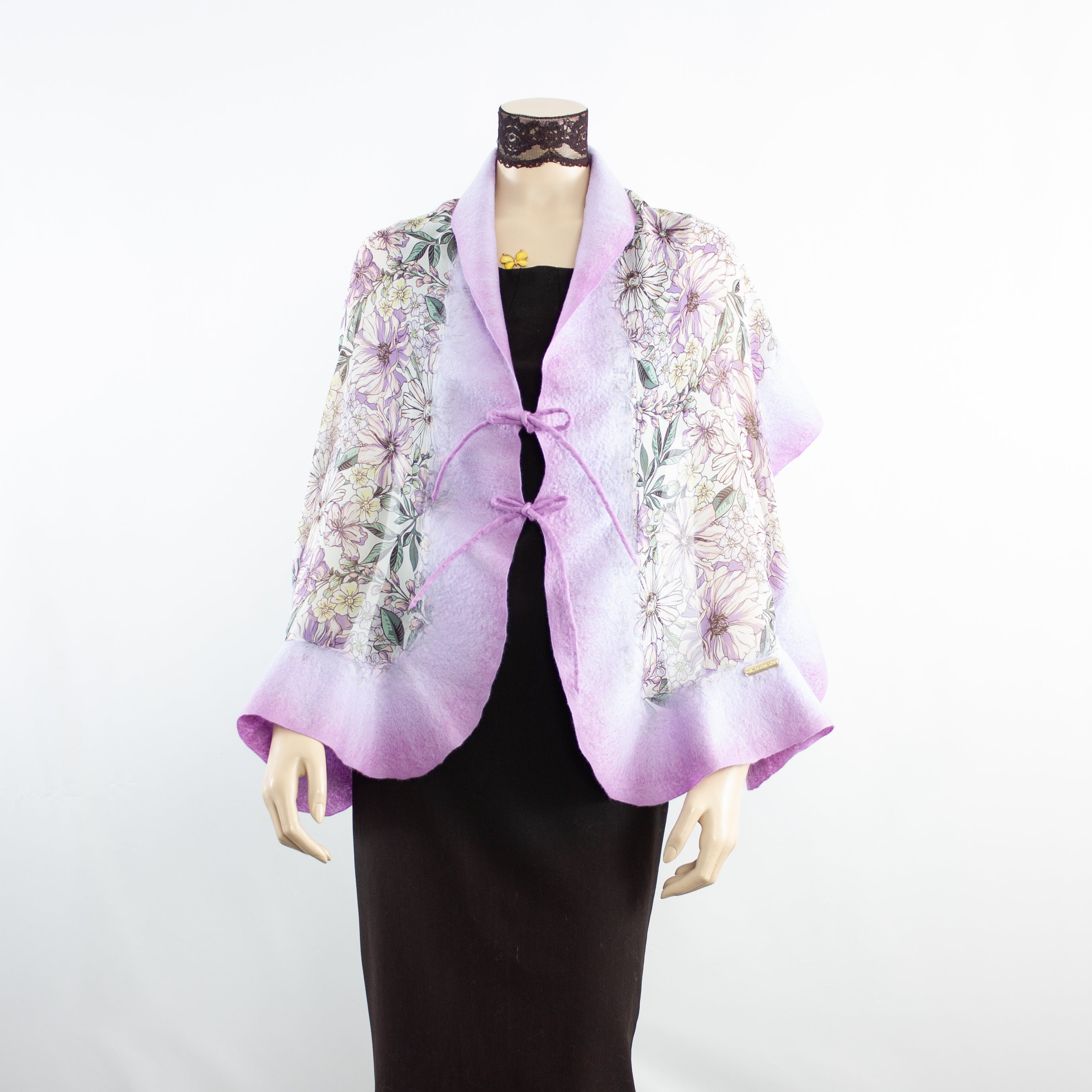 Linked turquoise scarf #140-74
