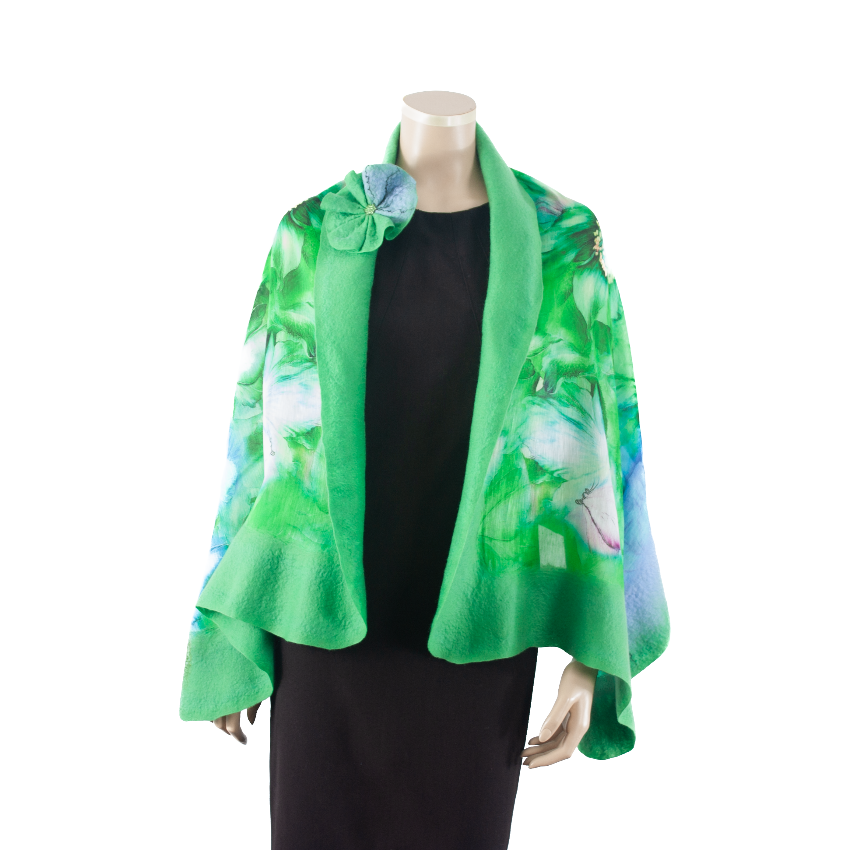 Vibrant meadow shawl #210-36