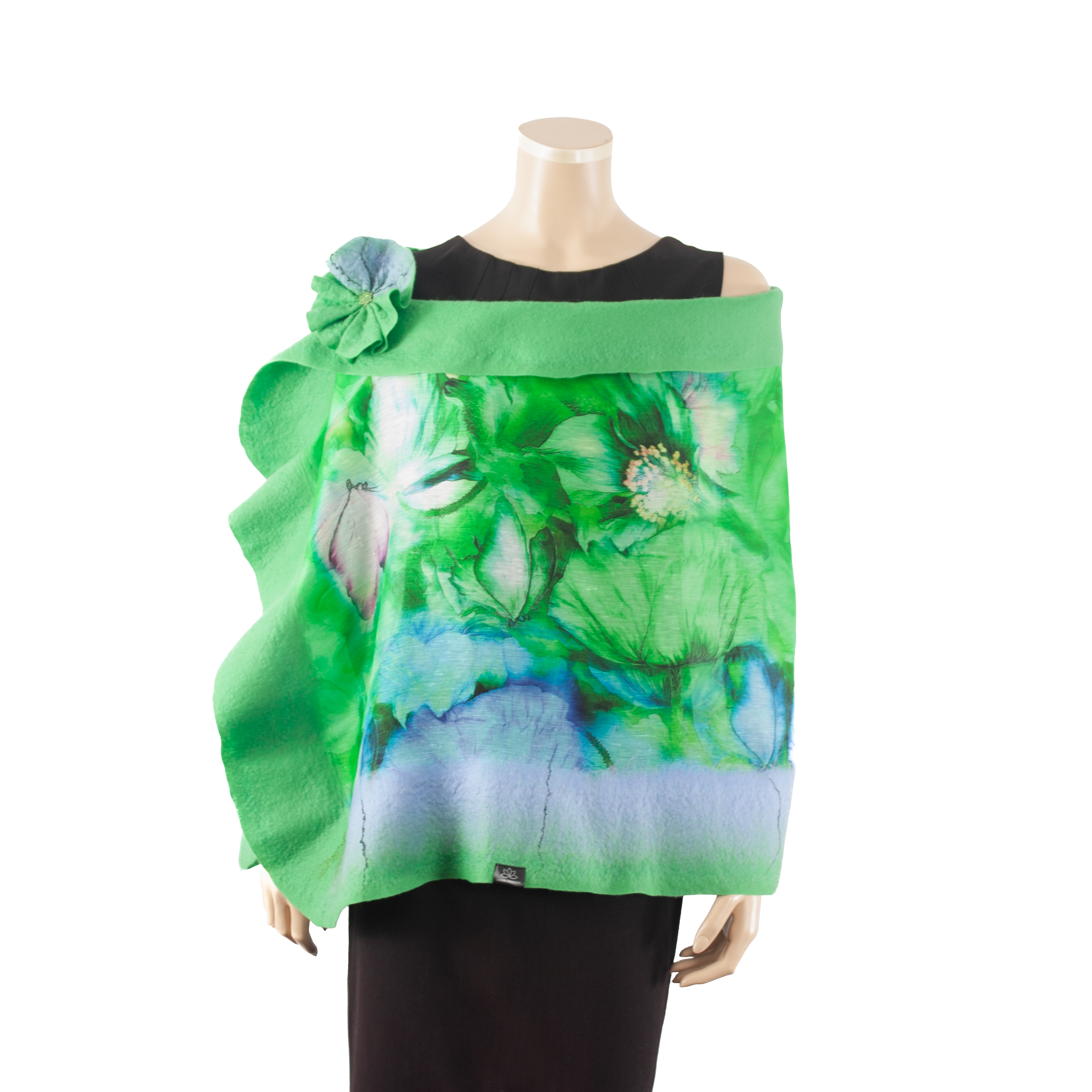 Vibrant meadow shawl #210-36