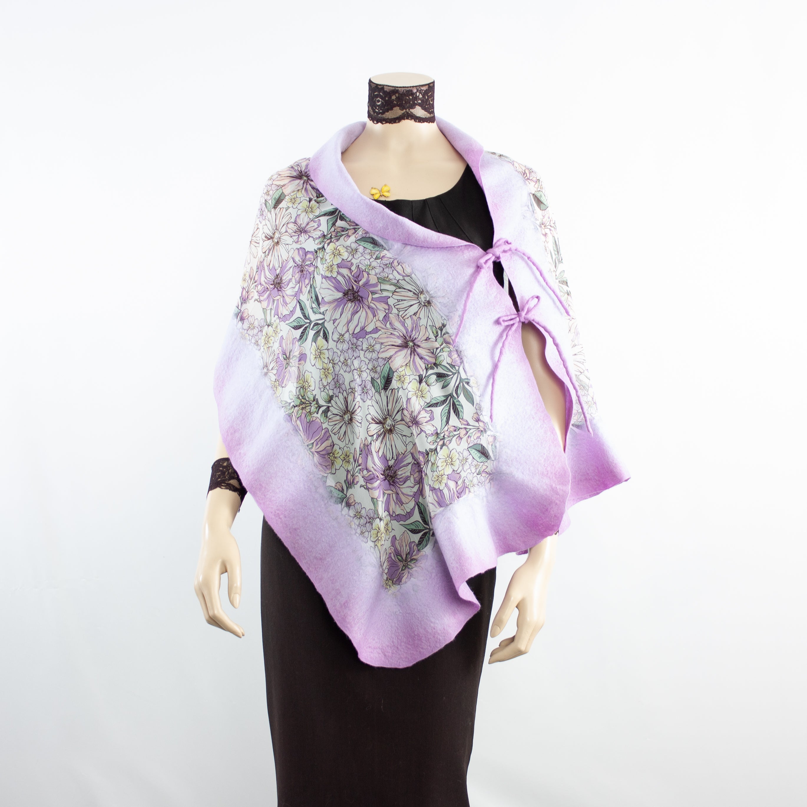 Linked turquoise scarf #140-74